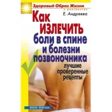 Нехудожественная книга Рипол Классик Как излечить боли в спине и болезни позвоночника (9785386107215 Андреева Екатерина)