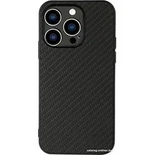 Чехол для телефона G-Case для iPhone 14 Pro Max (черная кожа)