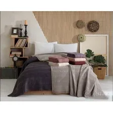 Плед Karven Dantelli Waffle Pike Евро 200x220 Р 931 (темно-серый)