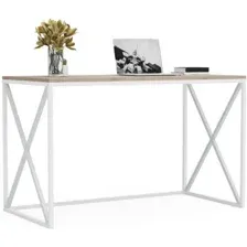 Стол Crafto Модерн Лофт 06 120x60x75 (белый/каштан)