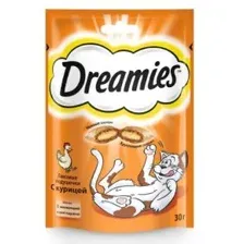 Лакомство для кошек Dreamies С курицей (30г)