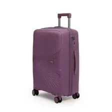 Чемодан на колёсах Maleta PP53 Фиолетовый,L (большой),76х48х31 см, 105 л.Полипропилен, 4 колеса