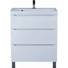 Uperwood Тумба под умывальник Tanos 70 см 3 ящика (белый)