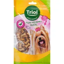 Triol Мини-косточки DENTAL из утки для мини-собак 50 г