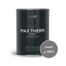 Эмаль Elcon Термостойкая до 700C 0.8 кг (графит)