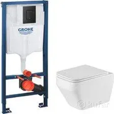 Унитаз подвесной Grossman GR-4410SQ + GROHE Solido 38811KF0 (с кнопкой)