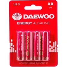 Батарейка Daewoo Energy Alkaline AA 4 шт. 5029781