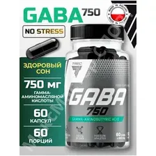 Trec Nutrition Gaba 750 капсулы успокоительное от стресса для здорового сна