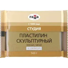 Пластилин скульптурный ГАММА Студия 2.80.Е050.002 (500г, телесный, мягкий)