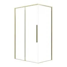 Душевой уголок Grossman Galaxy 130x90x195 120.K33.01.1390.32.00 (золото сатин/прозрачное стекло)