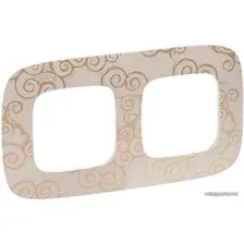 Рамка Legrand Valena Allure 754352 (нарцисс/золото)