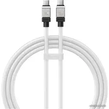 Кабель Baseus CoolPlay Series USB Type-C - USB Type-C (1 м, белый)