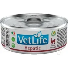 Влажный ветеринарный корм для кошек Farmina Vet Life Natural Diet Cat Hepatic (85г)