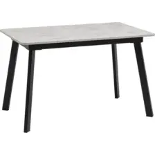 Обеденный стол Stool Group Batu new 120-160x80x76 (ароза светлая/черный)