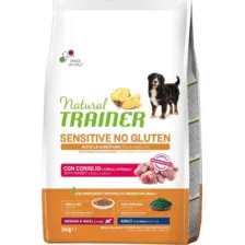 Сухой корм для собак Trainer Natural Sensitive No Gluten Medium&Maxi Adult с кроликом (3кг)