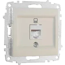Розетка компьютерная Elbi Zena-Vega 609-010300-247 (кремовый)