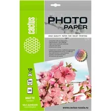 Фотобумага Cactus CS-MSA412020