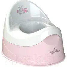 Детский горшок Kidwick Дуэт KW100304 (розовый/белый)
