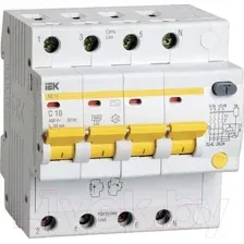 Дифференциальный автомат IEK MAD10-4-010-C-030
