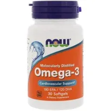Омега Omega 3 NOW, 30 капс