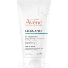 Маска для лица кремовая Avene Cleanance Детокс для глубокого очищения (50мл)