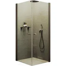 Душевой уголок MaybahGlass MGY-1291-2 (бесцветное стекло/бронзовый)