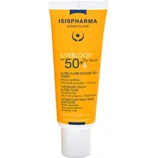 ISISPHARMA Uveblock Dry Touch Tinted SPF 50+ Ультра-флюид с очень высокой степенью защиты от солнечного излучения светлый тон 40 мл