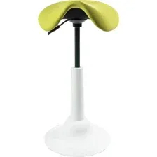 Офисное кресло Chair Meister Saddle (пластик белый/ткань зеленая)