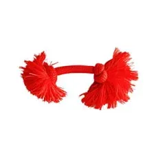 Жевательный канат Playology DRI-TECH ROPE для собак средних пород с ароматом говядины, средний, цвет красный
