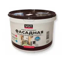 Краска фасадная ВД-АК-1180 VGT белая, 3кг