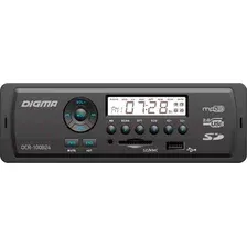 Бездисковая автомагнитола Digma DCR-100B24