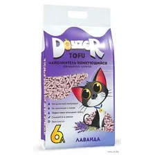 Наполнитель для туалета Doyzer Tofu лаванда 6 л