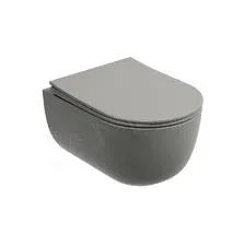 Подвесной унитаз CeramicaNova Modena CN6063MH / CN6063MDH Rimless Soft Close (темный антрацит матовый)