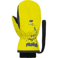Горнолыжные варежки Reusch Kids Mitten Safety 6285405-2305 (р-р 3, Yellow/Dress Blue)