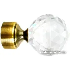 Наконечник для карниза Lm Decor YF130 Кристалл 25мм (золото)