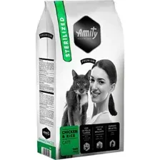 Корм для кошек Amity Premium Sterilized Cats Chicken & Rice, после стерилизации, с курицей и рисом, 10 кг