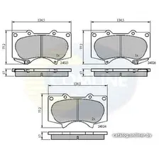Тормозные колодки Comline CBP31201