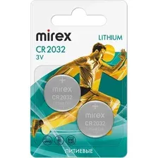 Батарейка Mirex CR2032 2 шт