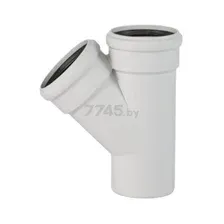 Тройник для внутренней канализации 110/110x45 OSTENDORF Skolan Safe (335200)