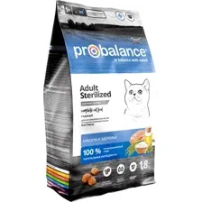 Корм ProBalance Cat Sterilized (Курица) для кошек 1,8 кг