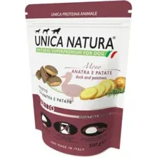Печенье Unica Natura Mono Duetto с уткой и картофелем для взрослых собак 300 гр.