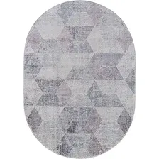 Ковер для жилой комнаты Merinos Zumma F257-OVAL-PINK (2x2.9)
