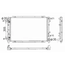 Радиатор кондиционера (конденсатор) NRF 53378