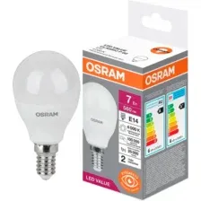 Лампа Osram LED Value Р60 7Вт Е14 4000К / 4058075579651