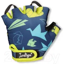 Перчатки Indigo Speed IN325 (XS, синий/желтый)