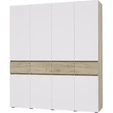 Шкаф распашной Modern Ш41 (серый дуб/белый)