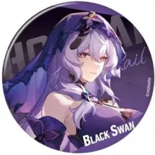 Значок miHoYo Interstellar Travel Series Part 2 Black Swan HSR278