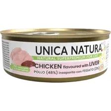Unica Natura Консерва для котят (Курица, печень) 70 г
