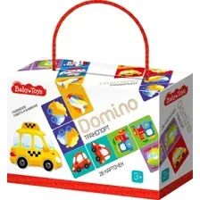 Развивающая игра Baby Toys Домино Транспорт 04048