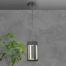 Уличный подвесной светильник Elektrostandard Frame 1528 Techno LED (серый)